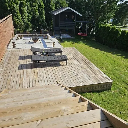 Family House 1000 M From Sea And 3 Min From Golf 프레드릭스타드